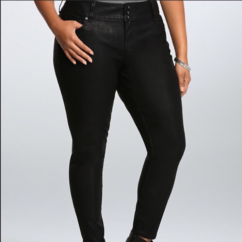 Torrid leather pants size 12